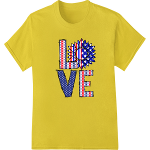 Patriotic LOVE: Celebrate 4th of July with Super DTF Print made with premium direct to film printing