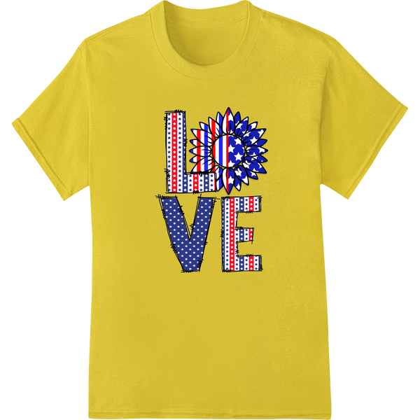 Patriotic design with stars and stripes pattern, perfect for 4th of July DTF printing on t-shirts and apparel.