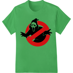 Classic Ghostbusters Logo | Spooky DTF Heat Transfer Design with custom DTF printing technology artwork