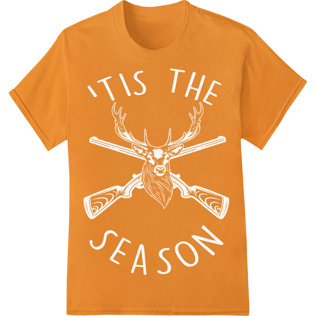 Outdoor Adventure DTF Print for Hunting Enthusiasts on orange shirt - SUPERDTF-DTF Prints-DTF Transfers-Custom DTF Prints