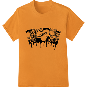 Scary Squad: Iconic Horror Killers DTF Print Heat Transfer - High-quality custom apparel