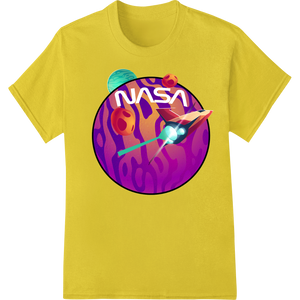 Psychedelic NASA Space Trip DTF Print Heat Transfer - High-quality innovative apparel printing