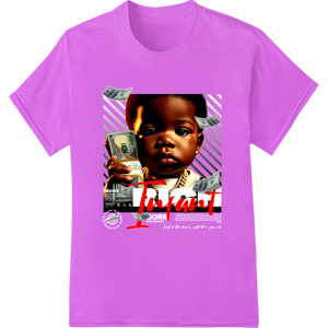 Infant Gangsta: Bold Baby DTF Print Heat Transfer - High-quality durable print transfers