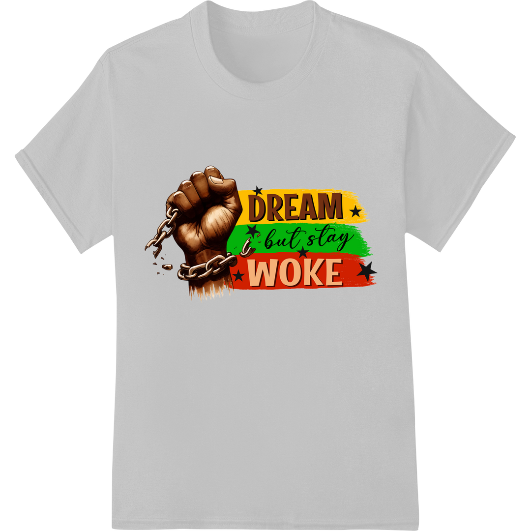 Empower & Inspire: Bold Black History Month DTF Print on white shirt - SUPERDTF-DTF Prints-DTF Transfers-Custom DTF Prints