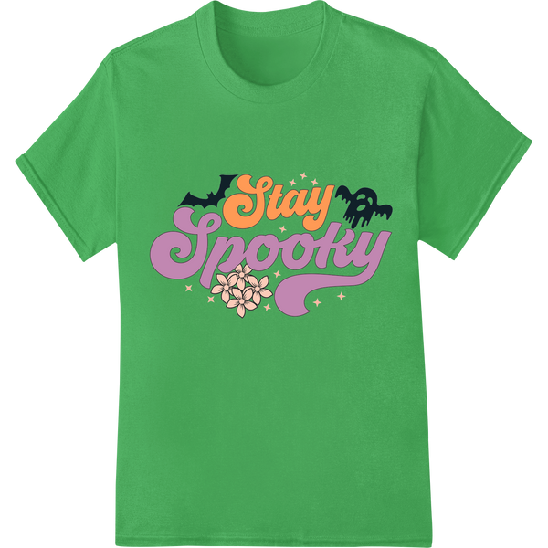 Durable custom print solutions applied to Stay Spooky: Festive Halloween DTF Print Heat Transfer