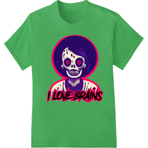 Vibrant high-quality t-shirt printing print on Creepy Skull 