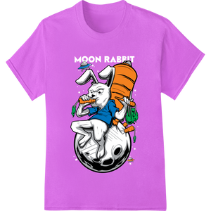 Hop Into Orbit With This Quirky Rabbit Astronaut Print featuring professional custom apparel