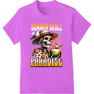 Premium quality customized apparel on Skeleton's Tropical Summer Chill Paradise