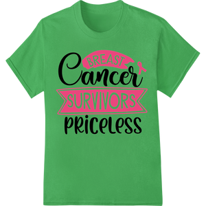 Celebrate Brave Breast Cancer Survivors with Uplifting Tee enhanced with professional custom print solutions