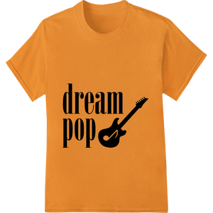 Custom custom t-shirts design - Dream Pop: Ethereal Indie Vibes Guitar Graphic Tee