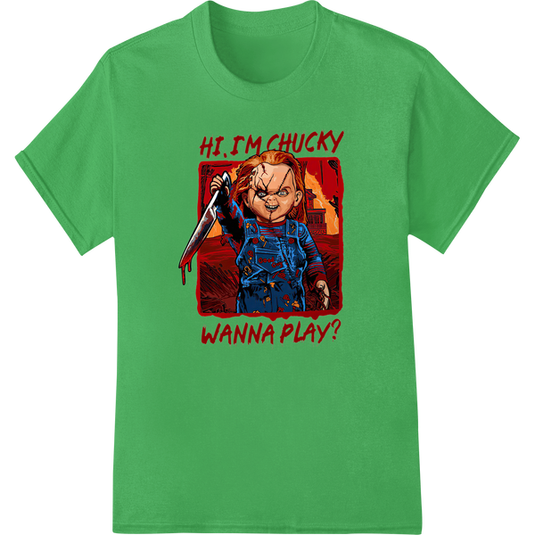 Custom DTF prints design - Killer Chucky Doll Horror Movie Halloween DTF Print