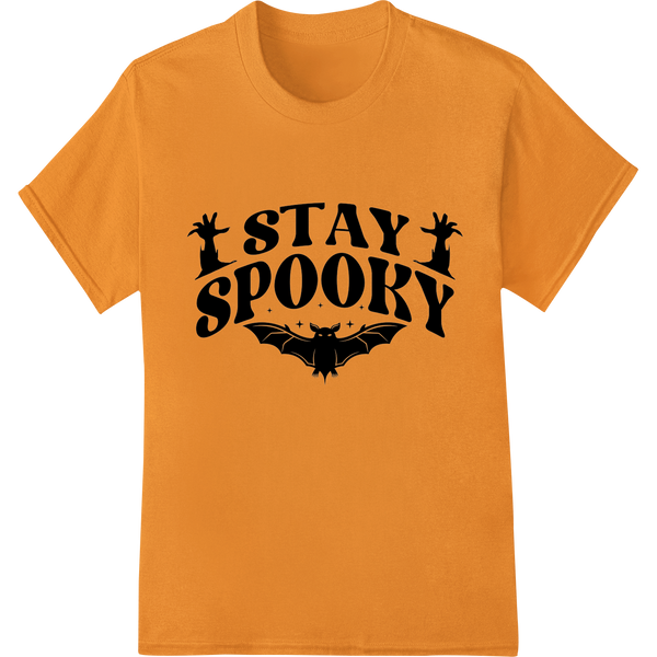 Vibrant professional DTF printing print on Stay Spooky: Bold Halloween DTF Print Heat Transfer Design