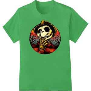 Custom custom DTF designs design - Eerie Cowboy Skull Heat Transfer - Super DTF Print