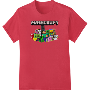 Expert print on demand craftsmanship on Minecraft Madness: Iconic Characters Heat Transfer Print