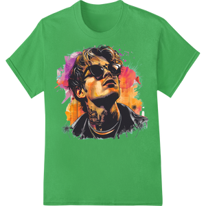 Vibrant Abstract Portrait: Unleash Your Inner Cool made with premium vibrant DTF prints