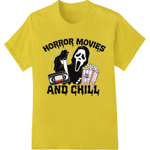 Horror Movies & Chill: Killer Design for Horror Fans enhanced with professional custom apparel