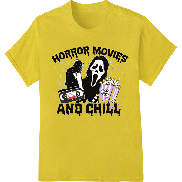 Horror Movies & Chill: Killer Design for Horror Fans enhanced with professional custom apparel