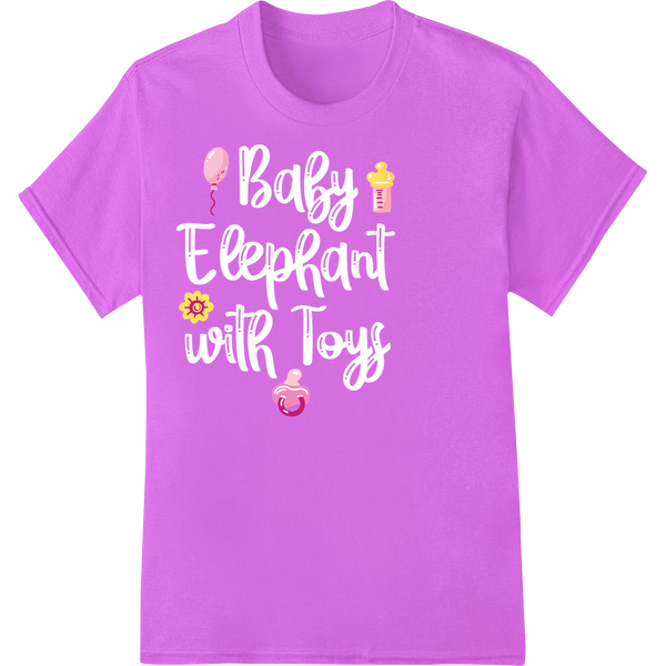 Custom custom t-shirts design - Adorable Baby Girl Heat Transfers for Shower Gifts & Favors