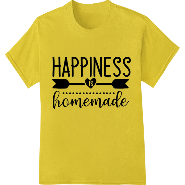 Personalized custom DTF designs design for Find Joy in Creating with 'HAPPINESS IS homemade' Design