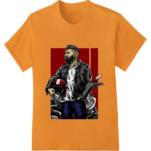 Vibrant t shirt prints print on Rebel Rider: Unleash Your Inner Outlaw