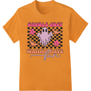 Ghouls Just Wanna Have Fun: Cute Ghost Halloween Design made with premium custom merchandise