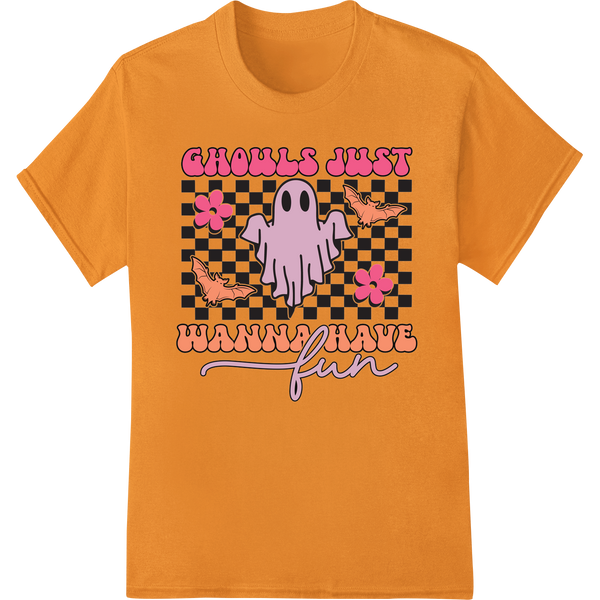 Ghouls Just Wanna Have Fun: Cute Ghost Halloween Design made with premium custom merchandise