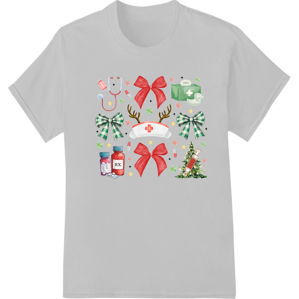 Festive RX Christmas Heat Transfer Design for DTF Printing on white shirt - SUPERDTF-DTF Prints-DTF Transfers-Custom DTF Prints