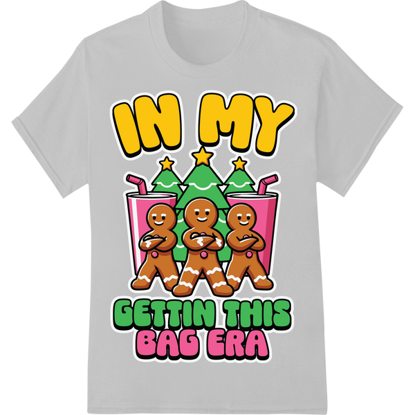 Festive Gingerbread Cookies DTF Print | Christmas Cheer on white shirt - SUPERDTF-DTF Prints-DTF Transfers-Custom DTF Prints