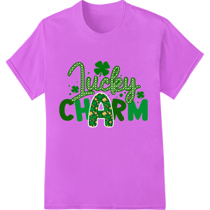 Innovative innovative apparel printing design on Lucky Charm: Shamrock Magic for St. Patrick's Day Style