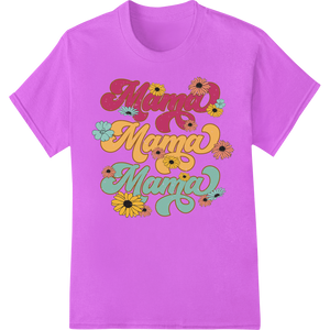 Unique print on demand for Cheerful 'Mama' Mother's Day Design with Colorful Flowers