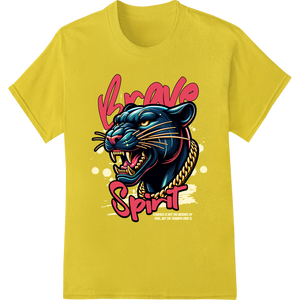 Innovative dtf printer design on Fierce Panther 'Brave Spirit' Heat Transfer Print - Super DTF