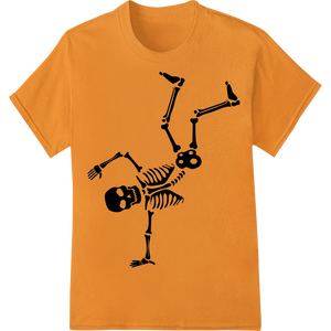 Spooky Skeleton Dance - Halloween DTF Print Heat Transfer featuring professional custom merchandise