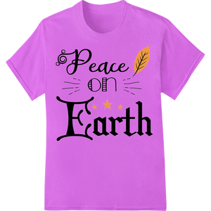 Premium quality innovative apparel printing on Peace on Earth: Inspirational Autumn Design for DTF Print