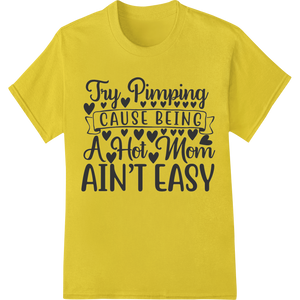 Premium quality custom t-shirts on Hot Mom Life: Embrace the Chaos with Humor