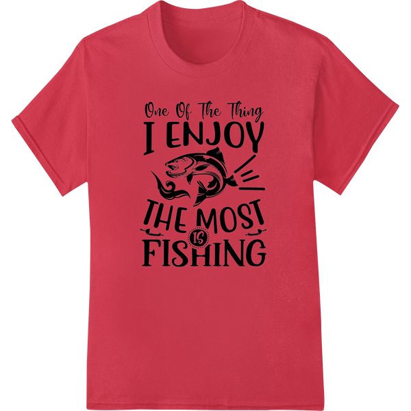 Personalized custom print solutions design for Fishing Enthusiast's Bold DTF Print Heat Transfer