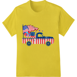 Patriotic Pickup: Celebrate the USA with Classic Americana enhanced with professional personalized clothing