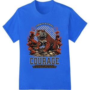 Expert innovative apparel printing craftsmanship on Fierce Tiger: Unleash Your Inner Strength