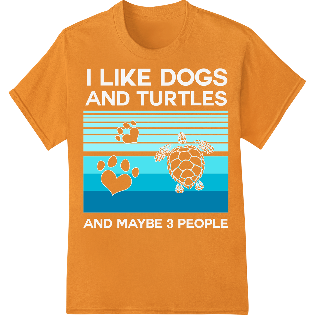 Eco-Chic Earth Day DTF Print: Love & Protect Our Planet on orange shirt - SUPERDTF-DTF Prints-DTF Transfers-Custom DTF Prints