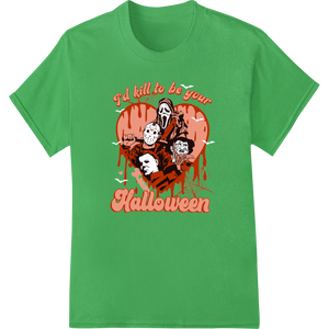 Custom print on demand design - Iconic Horror Killers Halloween DTF Print Heat Transfer