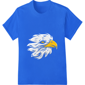 Custom heat transfer design - Majestic Eagle: Abstract Patriotic Heat Transfer Design