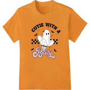 Premium quality DTF printing experts on Cutie with a Booty: Adorable Ghost Halloween DTF Print