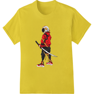 Innovative personalized clothing design on Fierce Samurai Warrior - Bold DTF Print Heat Transfer