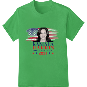 Cutting-edge custom print solutions featured on Kamala Harris 2024 Presidential Campaign Super DTF Print