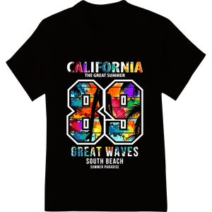 Unique durable print transfers for California Breakthroughs: Bold Abstract Typography Print