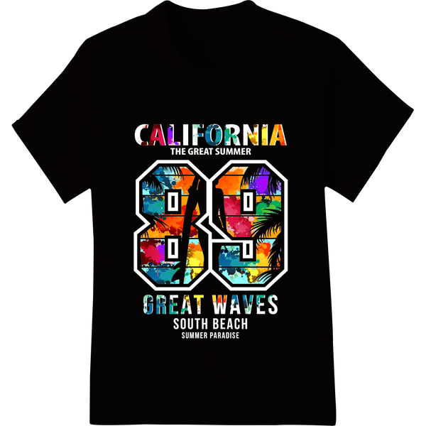 Unique durable print transfers for California Breakthroughs: Bold Abstract Typography Print