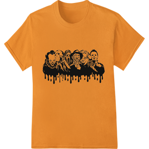 Cutting-edge apparel decoration featured on Monochrome Horror Silhouette - Classic Monsters Halloween