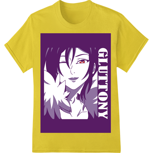 Premium quality DTF printing technology on Fierce Giyuu Anime DTF Print Heat Transfer