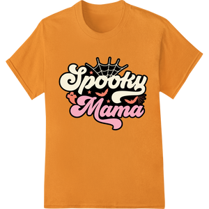 Spooky Mama: Hauntingly Stylish Halloween DTF Transfer - High-quality digital printing