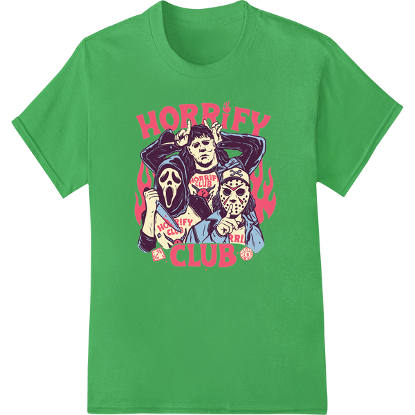 Personalized custom t-shirts design for Join the Horrify Club: Spooky DTF Heat Transfer Print