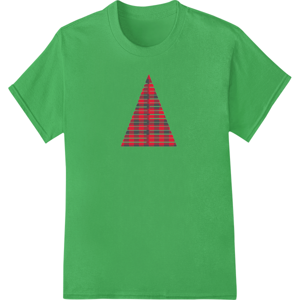 Candy Cane Christmas Tree - Festive DTF Heat Transfer Design showcasing advanced garment printing technology